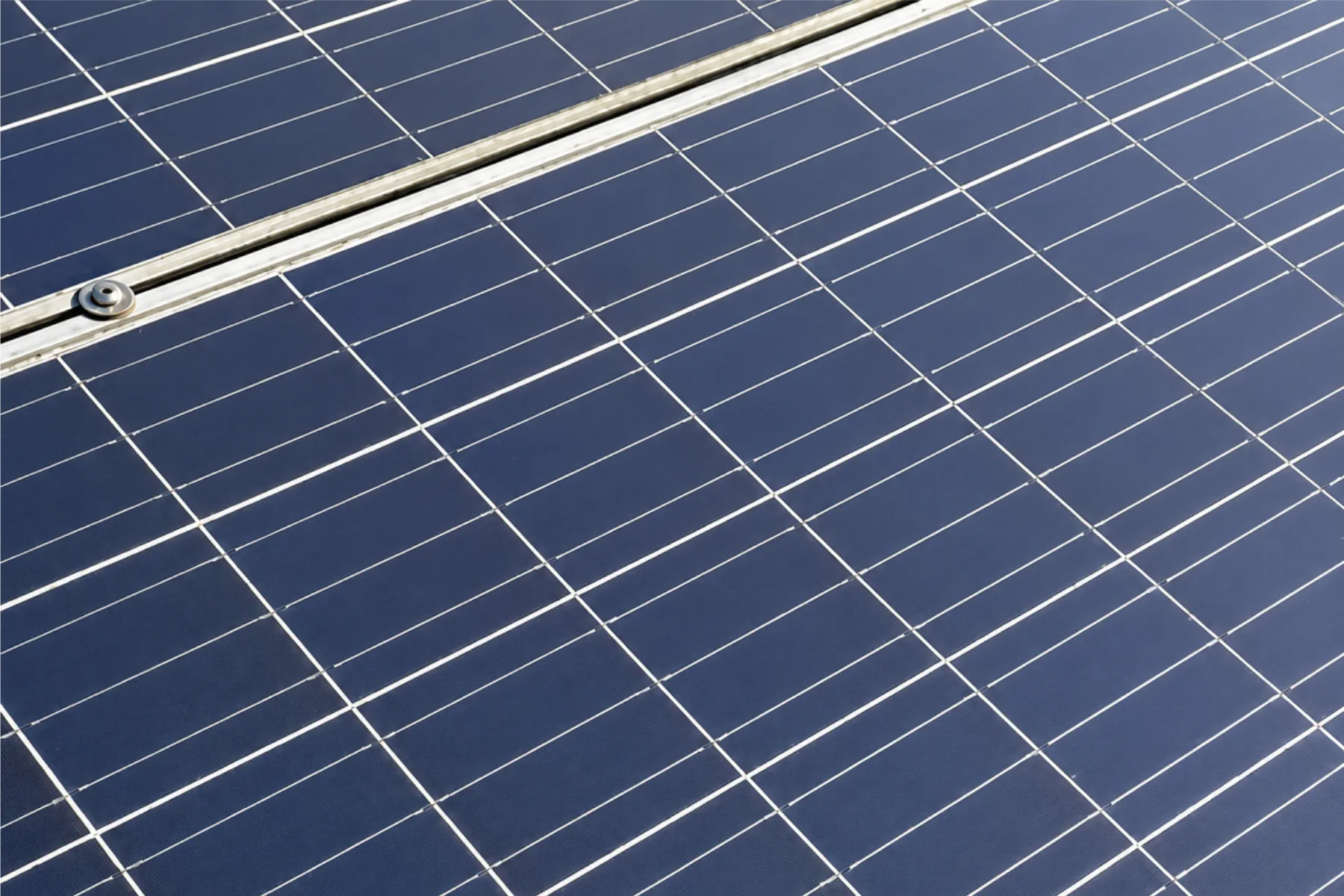 Gereinigte Solarmodule nach der Reinigung