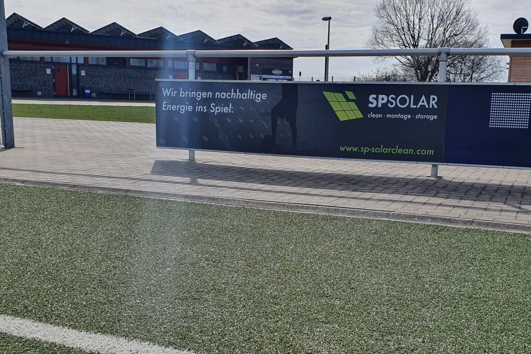 Sponsoring-Werbung von SP Solar